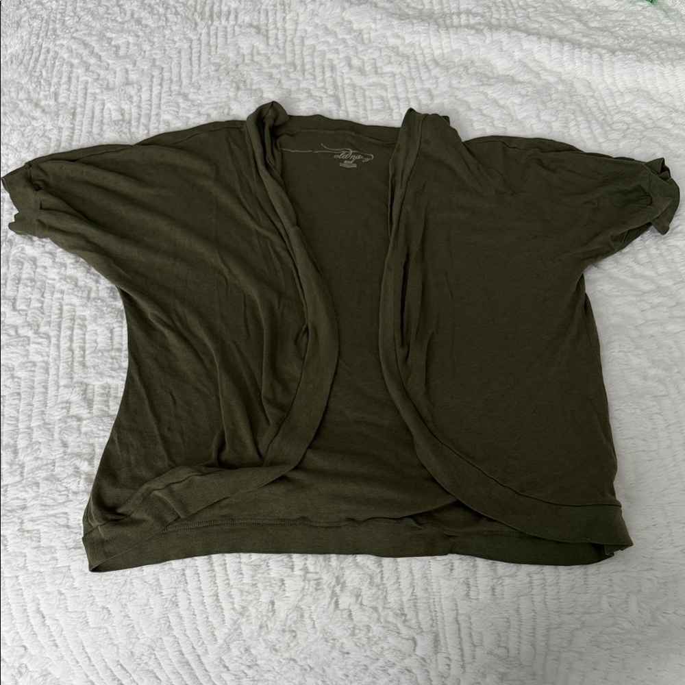 Old Navy Dark Green Knit Cardigan